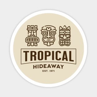 Tiki Room Tropical Hideaway Magnet